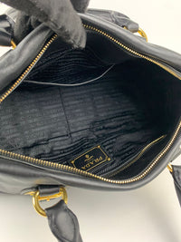 BN1903 Black Soft Calfskin 2-Way Bag