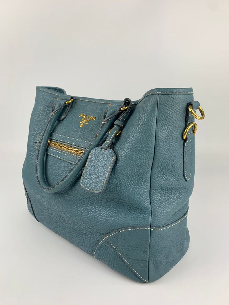 BN2319 Marine Vitello Daino Tote Bag&nbsp;