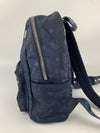 Small Dieter Teardrop Visetos Navy Blue Nylon Backpack