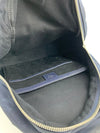 Small Dieter Teardrop Visetos Navy Blue Nylon Backpack