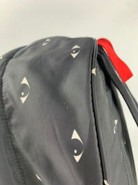 Eye Print Black Backpack