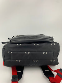 Eye Print Black Backpack