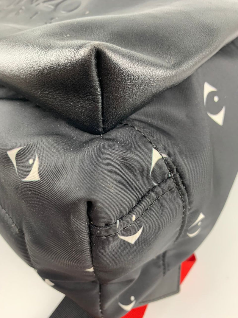 Eye Print Black Backpack