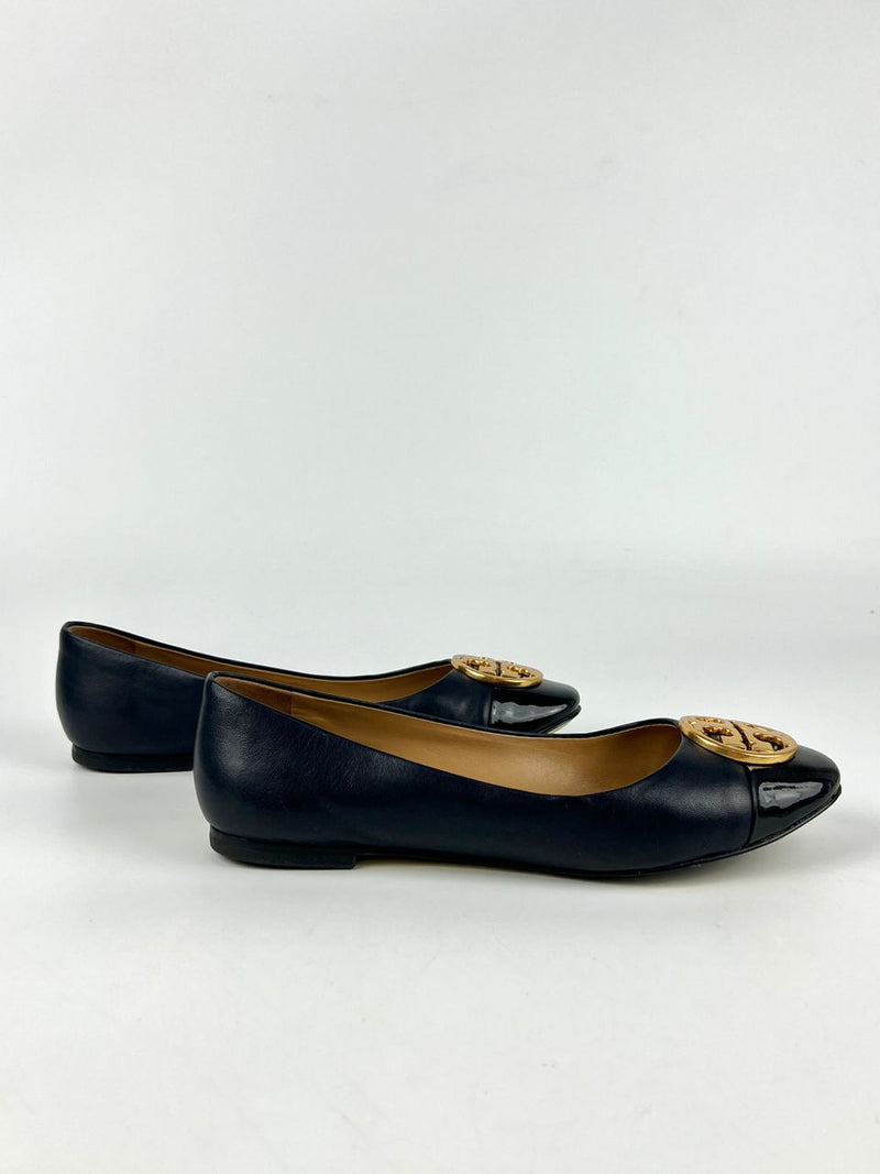 Navy Blue Bonnie Ballet Flats Size 5.5M