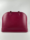 Fuchsia Alma GM Epi Leather Bag