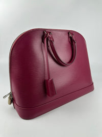 Fuchsia Alma GM Epi Leather Bag