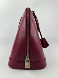 Fuchsia Alma GM Epi Leather Bag