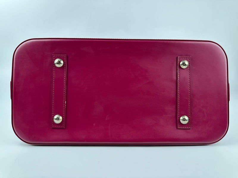 Fuchsia Alma GM Epi Leather Bag