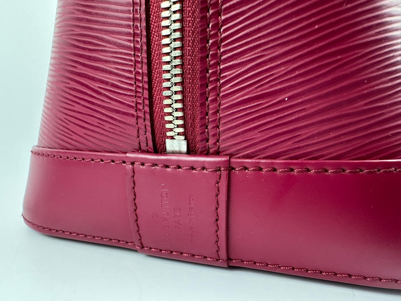 Fuchsia Alma GM Epi Leather Bag