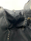 Black Small Rockstud Trapeze Tote