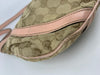 GG Beige / Pink D-Ring Crossbody Bag