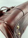 Oxblood Bayswater Pebbled Grain Satchel Bag