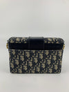 30 Montaigne Box Bag Blue Dior Oblique Jacquard