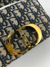 30 Montaigne Box Bag Blue Dior Oblique Jacquard