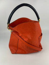 Apricot Bagatelle Monogram Empreinte Leather Bag