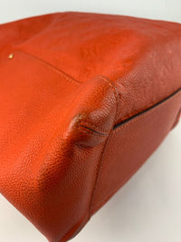 Apricot Bagatelle Monogram Empreinte Leather Bag