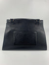 Edge Black / Beige Top Handle Calfskin Bag