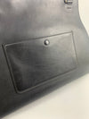 Edge Black / Beige Top Handle Calfskin Bag