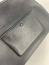 Edge Black / Beige Top Handle Calfskin Bag