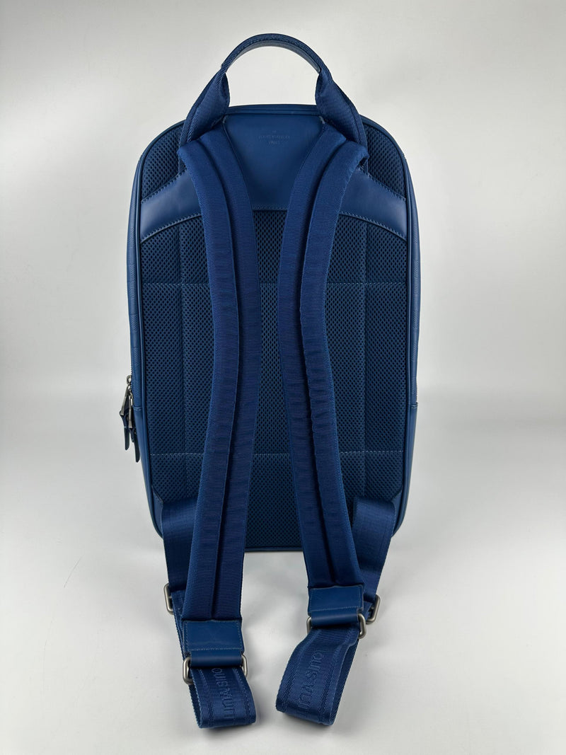 Infini Blue Neptune Damier Leather Michael NM Backpack