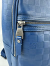 Infini Blue Neptune Damier Leather Michael NM Backpack