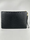 Cassandre Matelasse Document Holder in Quilted Leather GHW