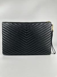 Cassandre Matelasse Document Holder in Quilted Leather GHW