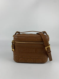 Brown Small DiorTravel Vanity Bag GHW