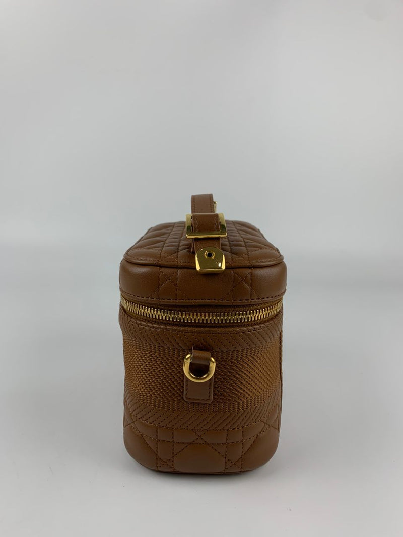 Brown Small DiorTravel Vanity Bag GHW