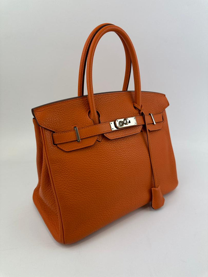 Birkin 30 Orange PHW (Cash Price in Description)