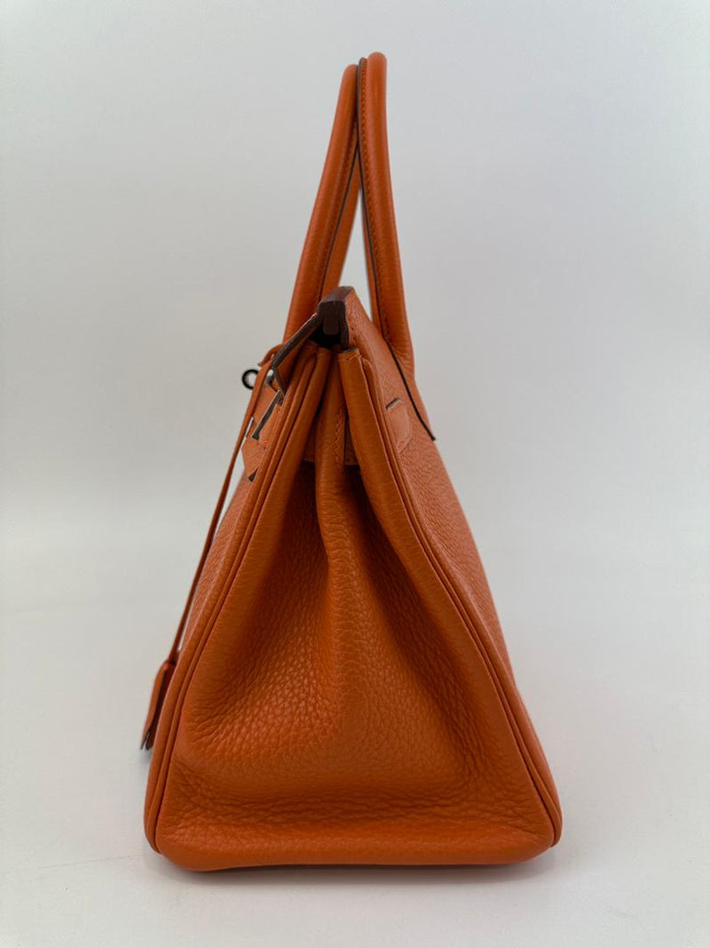 Birkin 30 Orange PHW (Cash Price in Description)