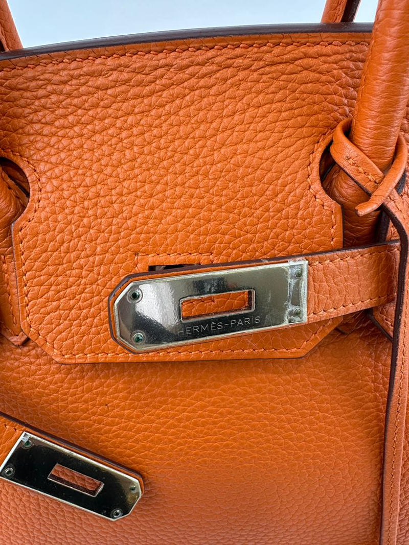 Birkin 30 Orange PHW (Cash Price in Description)