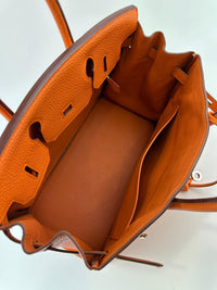 Birkin 30 Orange PHW (Cash Price in Description)