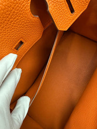 Birkin 30 Orange PHW (Cash Price in Description)
