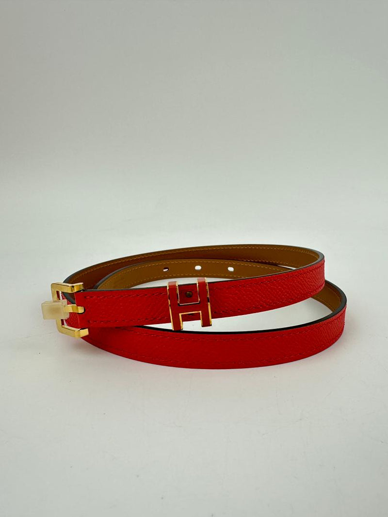 Pop H 15 Belt Rouge De Coeur Epsom Size 75