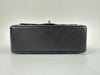 A69900 Mini Rectangular Classic Lambskin Flap Bag in Black LGHW