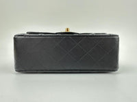 A69900 Mini Rectangular Classic Lambskin Flap Bag in Black LGHW