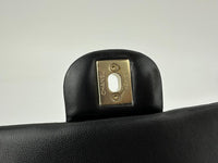 A69900 Mini Rectangular Classic Lambskin Flap Bag in Black LGHW