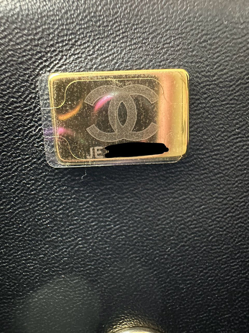 A69900 Mini Rectangular Classic Lambskin Flap Bag in Black LGHW