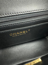 A69900 Mini Rectangular Classic Lambskin Flap Bag in Black LGHW