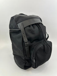 Nylon Leather Black Moon Backpack