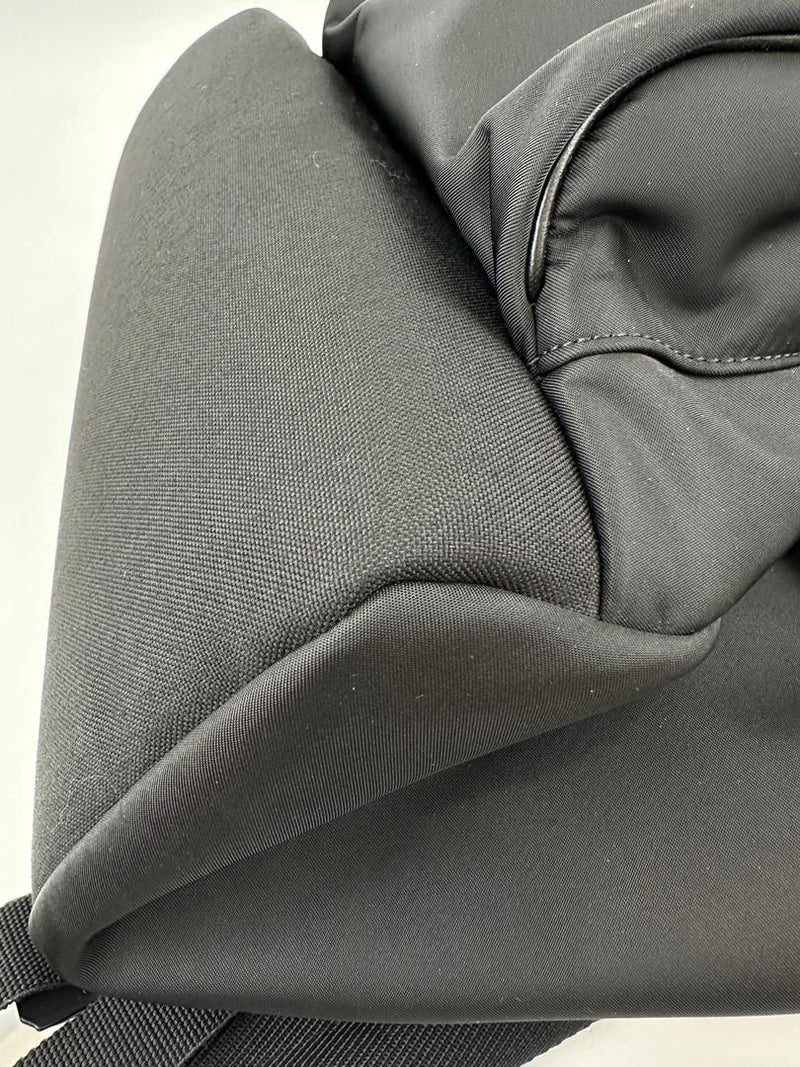 Nylon Leather Black Moon Backpack