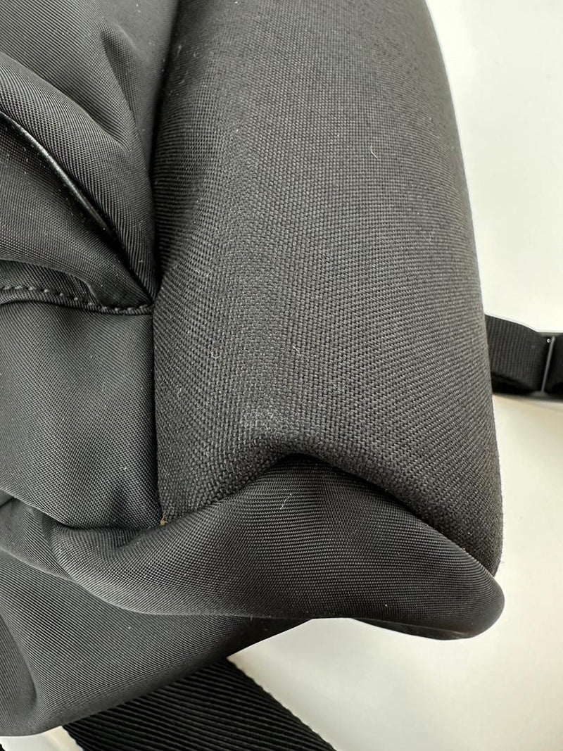 Nylon Leather Black Moon Backpack