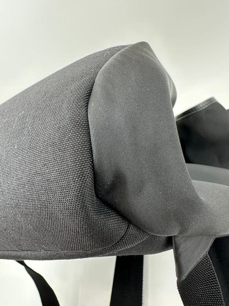 Nylon Leather Black Moon Backpack