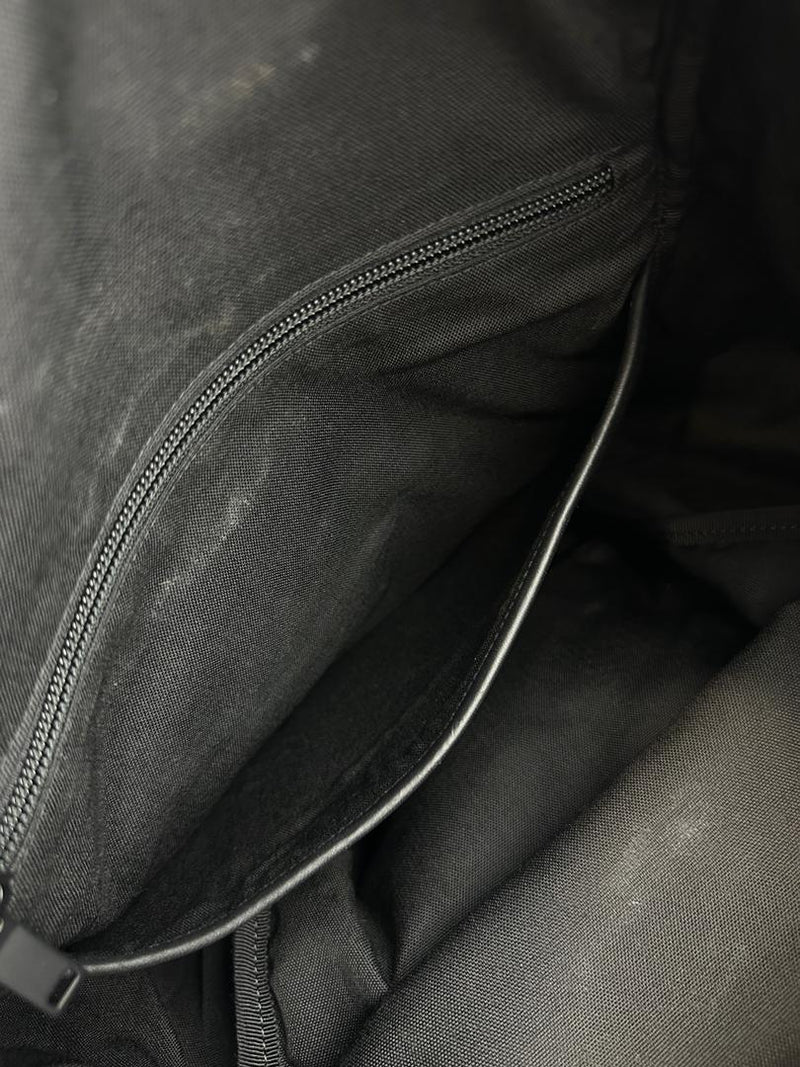 Nylon Leather Black Moon Backpack