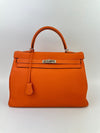 Kelly 35 Orange Togo PHW Retourne (Cash Price in Description)