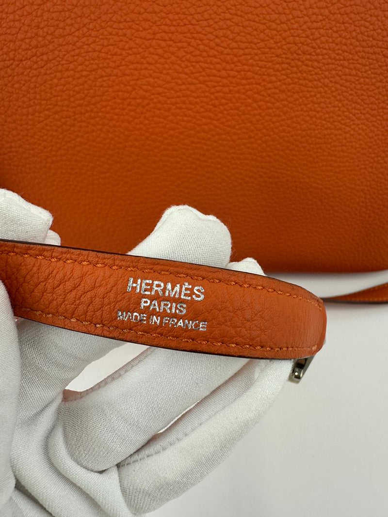 Kelly 35 Orange Togo PHW Retourne (Cash Price in Description)