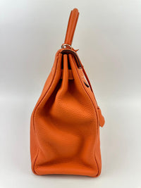 Kelly 35 Orange Togo PHW Retourne (Cash Price in Description)