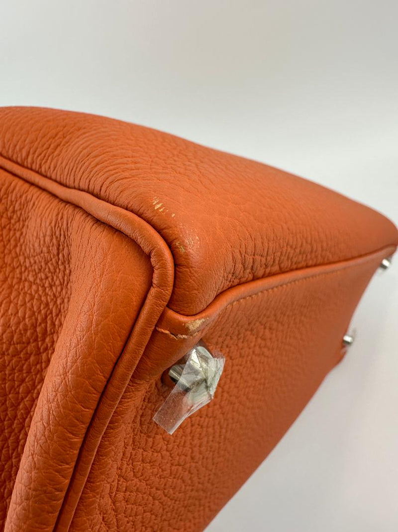 Kelly 35 Orange Togo PHW Retourne (Cash Price in Description)