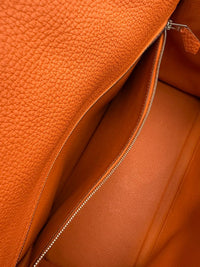 Kelly 35 Orange Togo PHW Retourne (Cash Price in Description)